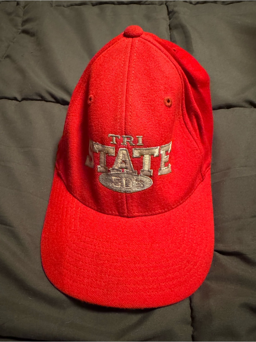 Tri State Red Baseball Cap - Men's Casual Hat